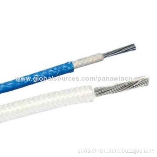 0.6 to 1.1kV fiberglass braid silicone rubber heat resisting wire